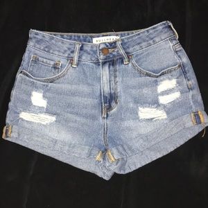 Pacsun distressed denim shorts